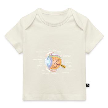 Menschliches Auge - Baby Premium Organic T-Shirt - Dunkelnavy - Vorne