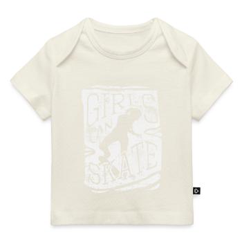 Skater Girl Skateboard Mädchen - Baby Premium Organic T-Shirt - Dunkelnavy - Vorne