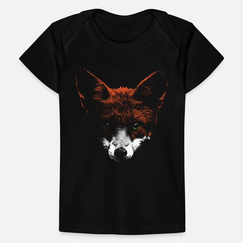 Fox head with white muzzle Baby Premium Organic T-shirt