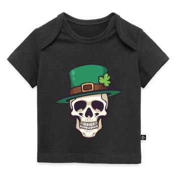 St Patrick's Day Skull - Baby Premium Organic T-shirt - black - Front