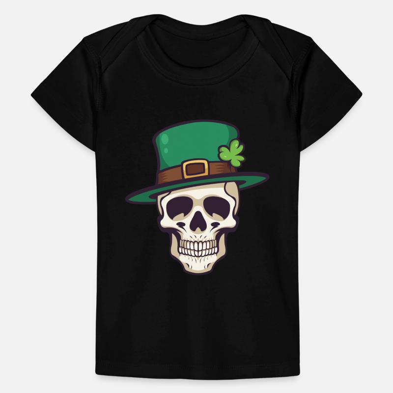 St Patrick's Day Skull Baby Premium Organic T-shirt