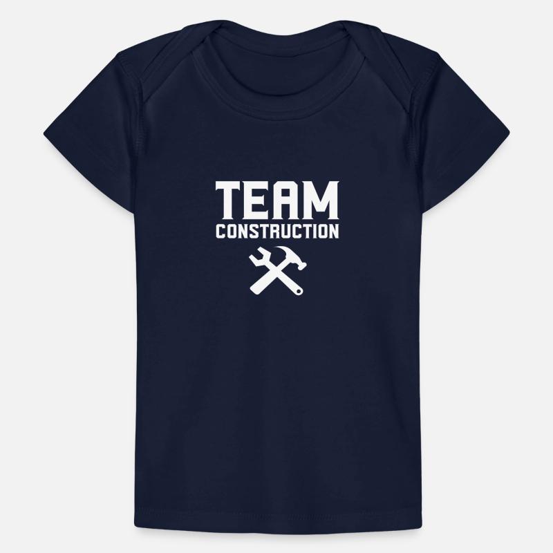 Team construction site building construction construction construction workers excavator Baby Premium Organic T-shirt