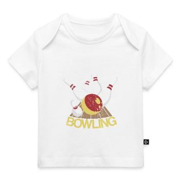 Bowling - Baby Premium Organic T-Shirt - Dunkelnavy - Vorne