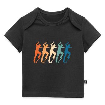 Kickflip Skateboard - Baby Premium Organic T-Shirt - Schwarz - Vorne