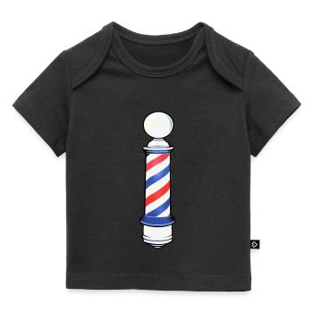Cadeau du barbier - T-shirt Premium bébé bio - noir - Devant
