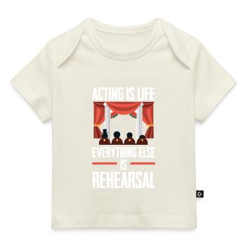 Théâtre Théâtre - T-shirt Premium bébé bio - marine foncé - Devant
