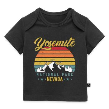 Yosemite National Park - T-shirt Premium bébé bio - noir - Devant