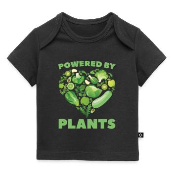 Légumes végétarien végétarien - T-shirt Premium bébé bio - noir - Devant