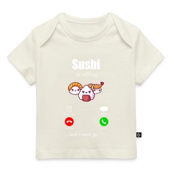 Sushi - Baby Premium Organic T-Shirt - Dunkelnavy - Vorne