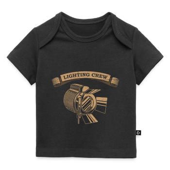 LIGHTING CREW lighting technician - Baby Premium Organic T-shirt - black - Front