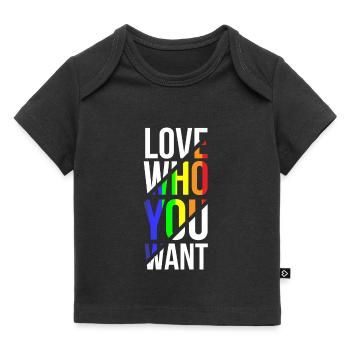 Gay Pride - T-shirt Premium bébé bio - noir - Devant