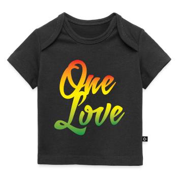 Reggae Amour - T-shirt Premium bébé bio - noir - Devant