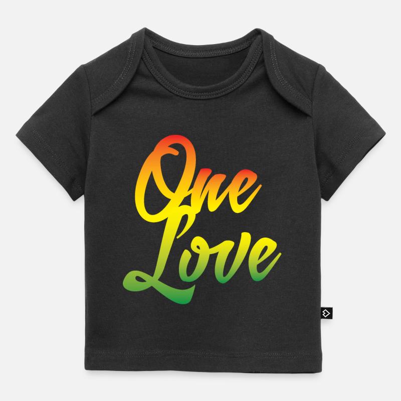 Reggae Amour - T-shirt Premium bébé bio - noir