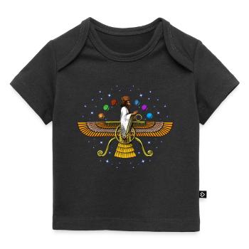 Symbole Anunnaki - T-shirt Premium bébé bio - noir - Devant