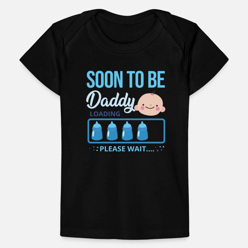 Papa To Be Soon To Be Daddy Loading T-shirt Premium bébé bio
