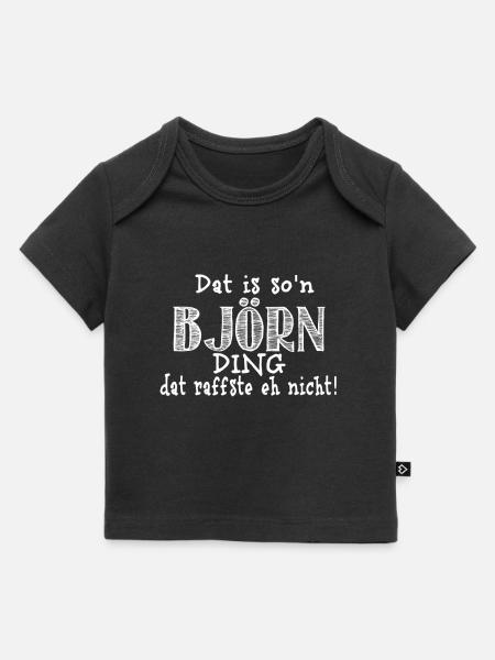 Björn - Baby Premium Organic T-Shirt - Schwarz