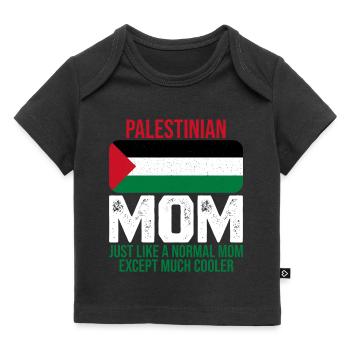 Palestinian Mom Palestine Flag for Mother's Day - Baby Premium Organic T-shirt - black - Front