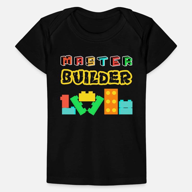 Master Builder Building Bricks Blocks Pieces Baby Premium Organic T-shirt