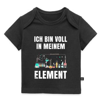 Chemie - Baby Premium Organic T-Shirt - Schwarz - Vorne