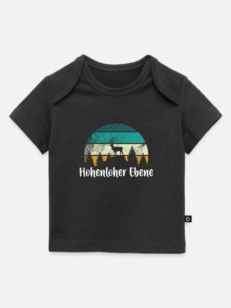 Hohenloher Ebene - Baby Premium Organic T-Shirt - Schwarz