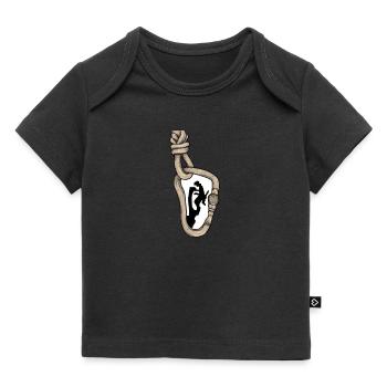 Scie à chaîne Mousqueine - T-shirt Premium bébé bio - noir - Devant