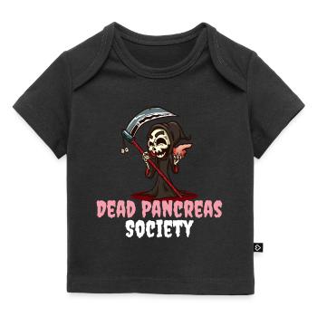 Dead Pancreas Society Cadeau diabétique - T-shirt Premium bébé bio - noir - Devant