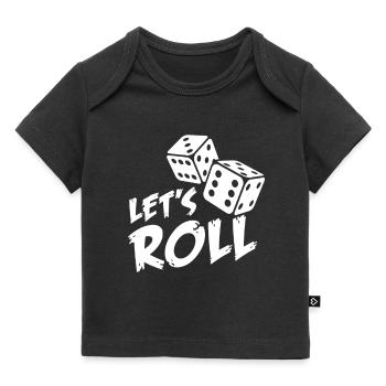 Brettspiel - Baby Premium Organic T-Shirt - Schwarz - Vorne