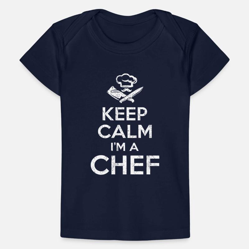 Keep Calm Chef Baby Premium Organic T-Shirt