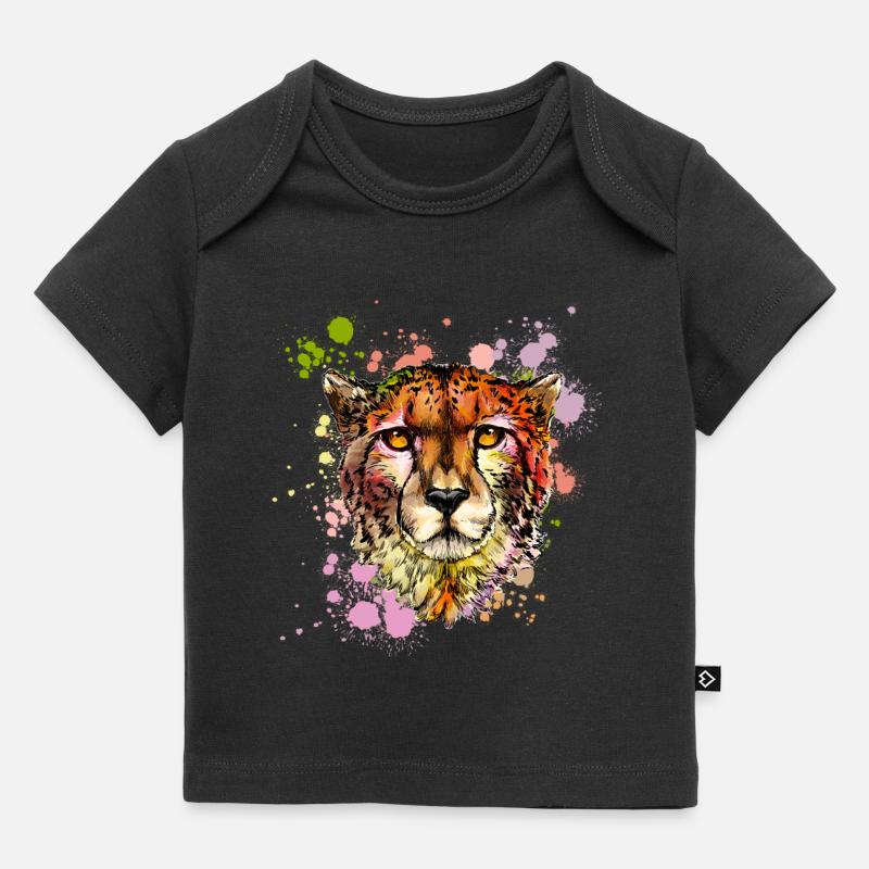 Guépard Protection de la nature Protection de la nature - T-shirt Premium bébé bio - noir