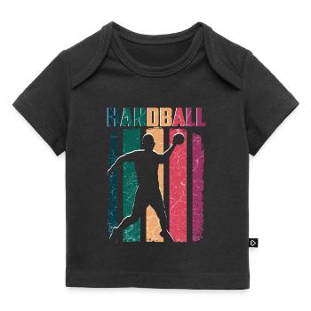 Handball - T-shirt Premium bébé bio - noir - Devant