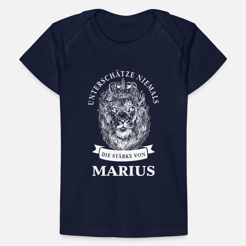 Marius Geschenk Name Löwe Baby Premium Organic T-Shirt