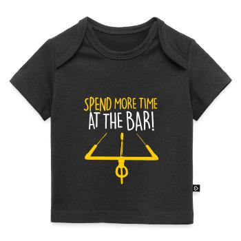 Kite Kiteboarding Kitesurfer Cadeau - Baby Premium t-shirt biologisch - zwart - Voor