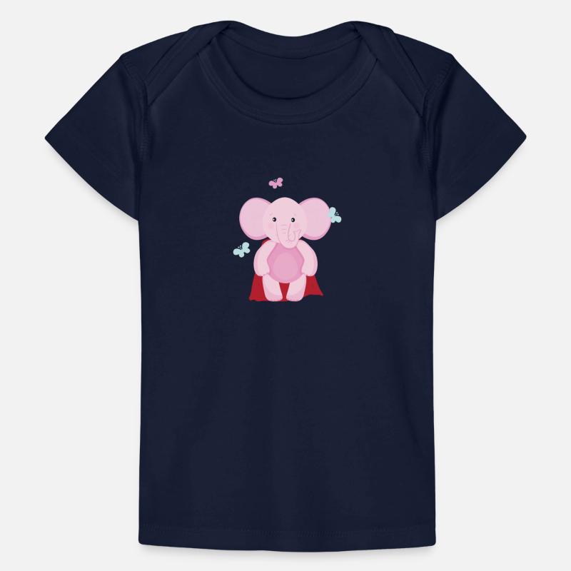 Éléphant Superhéros T-shirt Premium bébé bio