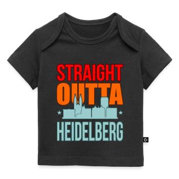 Heidelberg - T-shirt Premium bébé bio - noir - Devant