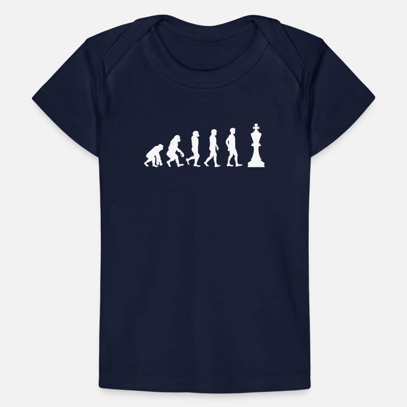 | de l’évolution des échecs Pièce T-shirt Premium bébé bio