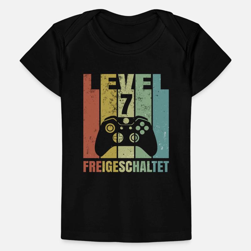Level 7 freigeschaltet Geburtstagsshirt Geschenk Baby Premium Organic T-Shirt