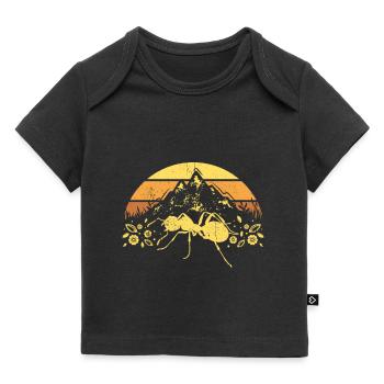 Ant - Baby Premium Organic T-shirt - black - Front