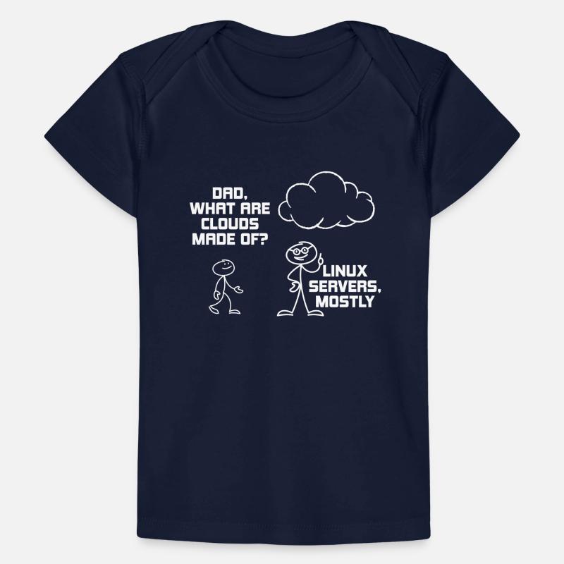 Serveurs Linux Computer Cloud T-shirt Premium bébé bio