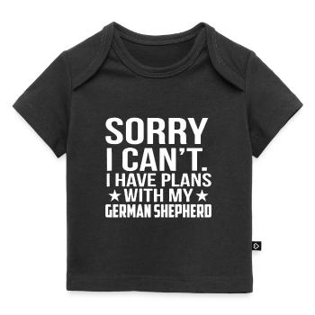 Deutscher Schäferhund - Baby Premium Organic T-Shirt - Schwarz - Vorne