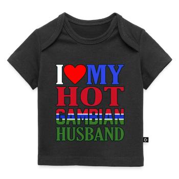 Gambia - Baby Premium Organic T-Shirt - Schwarz - Vorne