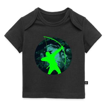 Funny Archery Archer Gift - Baby Premium Organic T-shirt - black - Front