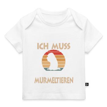 Murmeltier - Baby Premium Organic T-Shirt - Dunkelnavy - Vorne