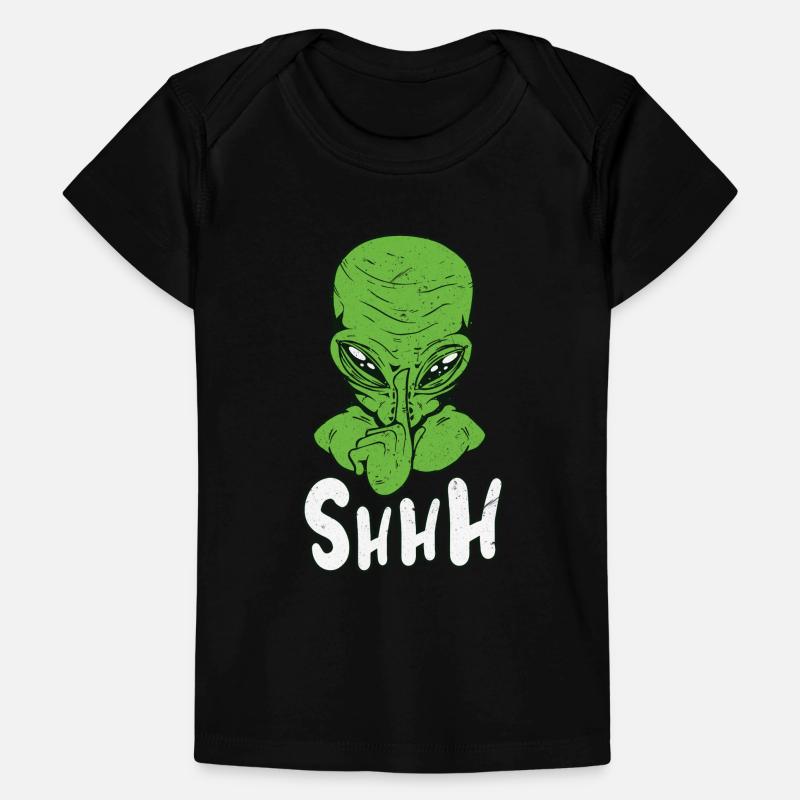 Psst Professeur de classe d’école tranquille Alien T-shirt Premium bébé bio