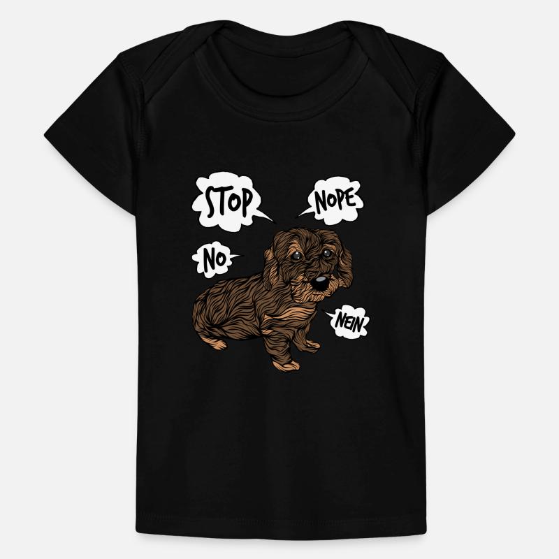 Rough-haired dachshund Baby Premium Organic T-shirt
