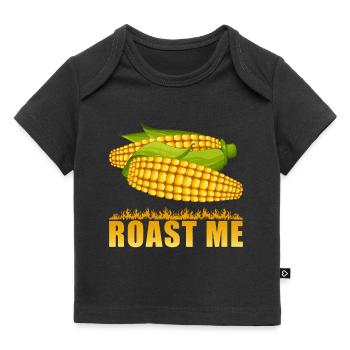 Corn - Baby Premium Organic T-shirt - black - Front