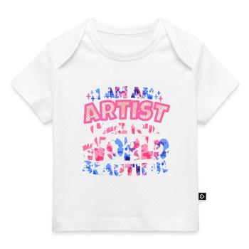 Künstler Malerei Maler Kunstfarbe Kunstlehrer - Baby Premium Organic T-Shirt - Dunkelnavy - Vorne