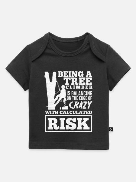 Baumpfleger Baumkletterer Baumpflege - Baby Premium Organic T-Shirt - Schwarz