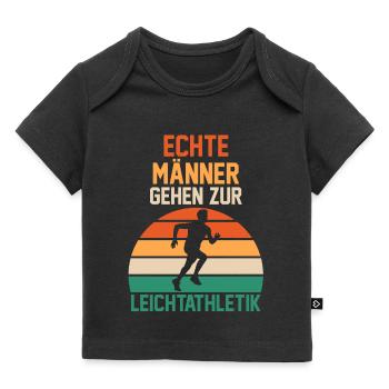 Leichtathletik - Baby Premium Organic T-Shirt - Schwarz - Vorne