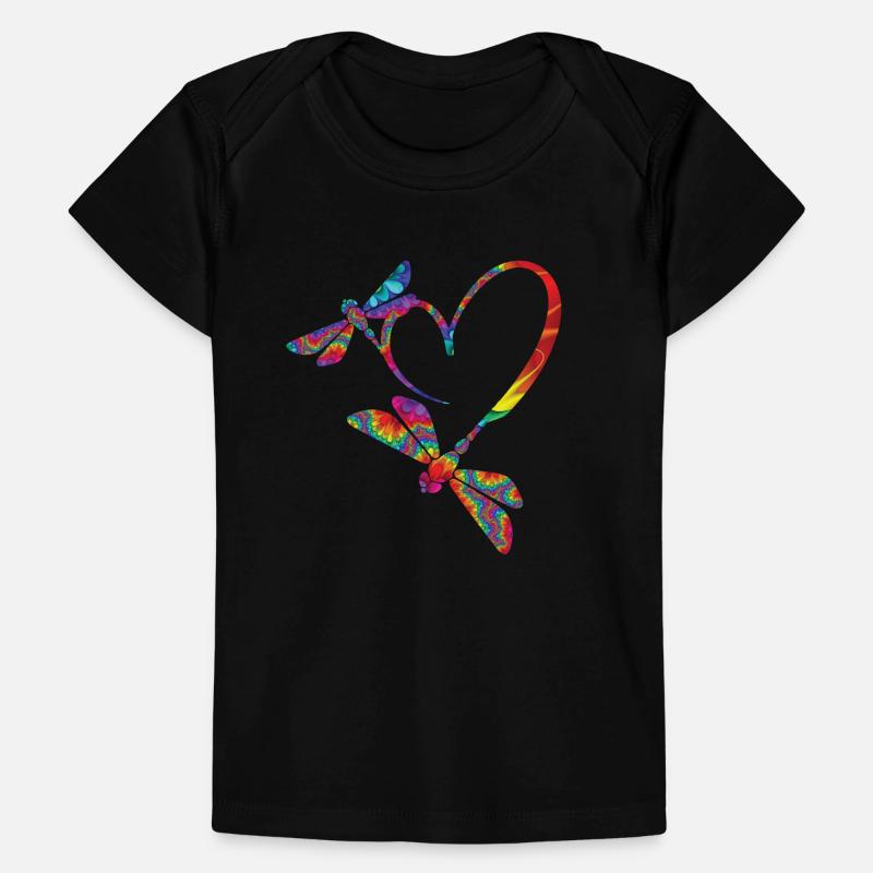 Cœur de libellule T-shirt Premium bébé bio
