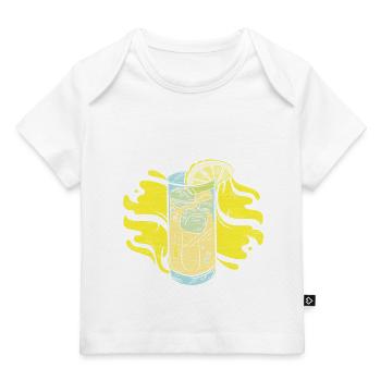 Limonade Lemonade Getränk - Baby Premium Organic T-Shirt - Dunkelnavy - Vorne